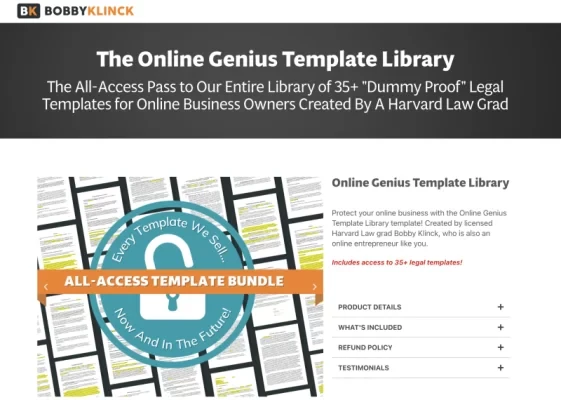 Bobby-Klinck-The-Online-Genius-Template-Library