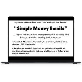 John Bejakovic – Simple Money Email