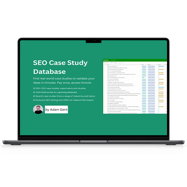 seo case study database