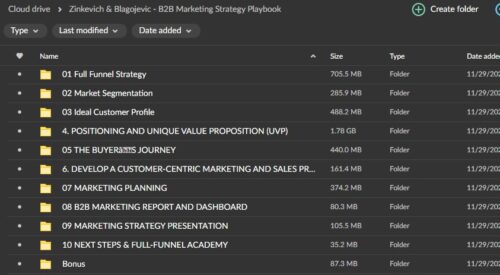 Zinkevich & Blagojevic – B2B Marketing Strategy Playbook - EraCourses